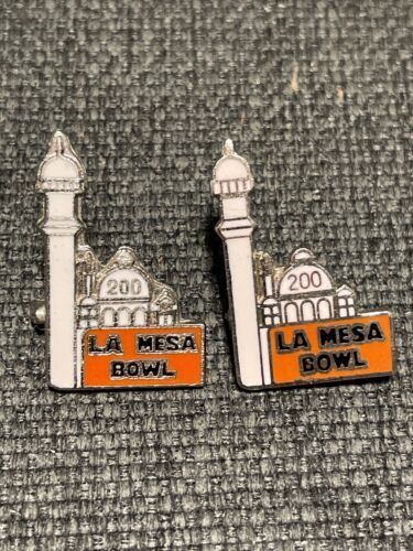 2-Vintage Womens Bowling Assoc  Pin Mesa - $1.99