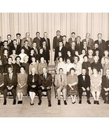 1963 Real Photo New Hampshire High School Faculty Staff Assembly Photogr... - €34,33 EUR