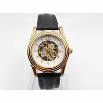 1991 Guess Watch Women Skeleton Dial New Battery Gold Tone 25mm - £27.97 GBP