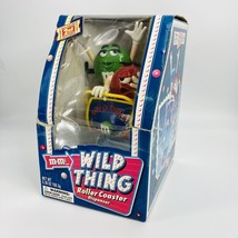 M&amp;M&#39;s WILD THING Roller Coaster MN Candy Dispenser 2nd Edition 2002 Damaged Box - $8.57