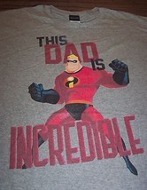 Walt Disney This Dad Is Incredible Incredibles Mr. Incredible T-Shirt Large New - £15.77 GBP