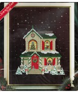 Christmas Traditions Glow in the Dark Holiday House Cross Stitch Kit 11&quot;... - €18,76 EUR