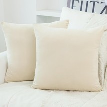 Covers for Throw Pillows Winter Pillow Covers (White,22&quot;x22&quot;,2Pack) - £13.22 GBP