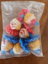 Wilton Classic Clown Head Birthday Cake Cupcake Toppers - £3.84 GBP