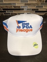 PGA 2020 Jr League Adjustable Hat Cap Golf White Adult New With Tag - $282.06 MXN