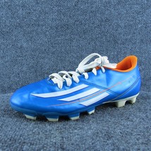 adidas F5 Men Cleats Shoes Blue Synthetic Lace Up Size 7 Medium - £19.73 GBP