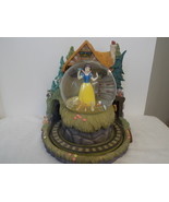 Disney Snow White Cottage in the Forest Animated Musical Snowglobe  - $342.63 CAD