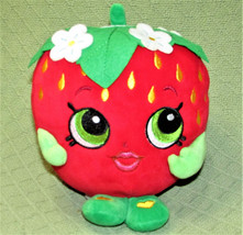 Shopkins Coin Bank Strawberry Kiss 2013 Huggable Plush Stuffed Animal Fab Ny Toy - £8.04 GBP