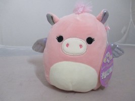 Squishmallows Pandora The Pegasus 5 Inch Pink Plush Silver Wings Kellytoy New - £11.66 GBP