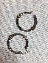 Vintage Womens Jewelry Metal Earrings VTG - £8.92 GBP