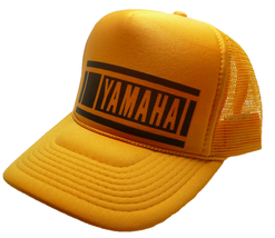 Yamaha Motocross Racing Trucker Hat Mesh Cap Snapback Hat Adjustable Vintage - £19.46 GBP