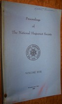 1961 NATIONAL HUGUENOT SOCIETY PROCEEDINGS BOOK VOL 17 - $9.89