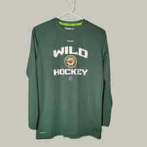 Minnesota Wild Kids Shirt XL Youth Hockey Reebok Long Sleeve  - $14.99