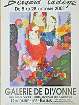 Bernard Ocean Pad Eye – Gallery Divonne - Original Exhibition Poster - 2001 - £128.33 GBP