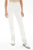 Helmut Lang Unisex Straight Fit Jeans Masc Hi Solid White Size 27W I07DW204 - £97.73 GBP