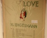 Vintage Melody Love Sheet Music H Engelmann  - $7.91