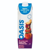 10 X Oasis Deliciously Purple Fruit &amp; Vegetable Juice 960ml Each- Free S... - £44.34 GBP