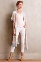 NWT ANTHROPOLOGIE OMBRE STRIPE DUSTER CARDIGAN by KNITTED &amp; KNOTTED M - £47.95 GBP
