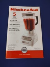 KitchenAid 5 Speed Blender Instructions and Recipes Booklet Only - £5.89 GBP