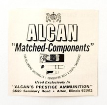 1968 Alcan Prestige Ammunition Reloading Components Advertisement Huntin... - $19.99 1968 Alcan Prestige Ammunition Reloading Components Advertisement Huntin... - $19.99