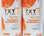 2 Bottles TXTR By Cantu 16 Oz Color Treated Hair &amp; Curls Cleansing Oil S... - $28.99