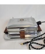 VTG MCM HEATMASTER Waffle Sandwich Maker Tested Made in USA Tested Worki... - $64.24 CAD