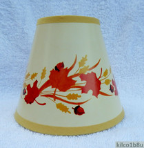 Fall Leaves Mini Paper Chandelier Lamp Shade Browns, Traditional, C-Kays - $7.00