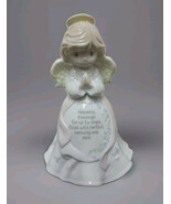 VTG Ensco Precious Moments 7&quot; Praying Angel Musical Figurine &quot;Silent Nig... - $20.12 CAD