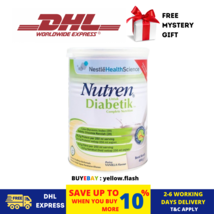 1 Tin Nestle Nutren Diabetic Milk Complete Nutrition Vanilla 800g DHL Express - $70.29