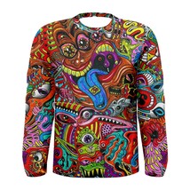 DMT Dark Drugs Psychedelic Art Hipster trippy Men&#39;s Long Sleeve Tee - £20.77 GBP