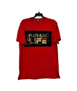 Bare Fox King PLATINUM LIFE Shirt Size Large Red Black Gold Reversible S... - £6.82 GBP