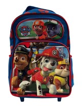 Nickelodeon Kids Roller Suitcase Backpack Paw Patrol Pull Handle Soft Sided - $19.79