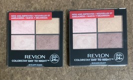 Revlon ColorStay 16-Hour Eye Shadow Day to Night Nudewear 505 0.16 oz (LOT OF 2) - £15.17 GBP