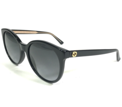 Gucci Sunglasses GG 3820/S Y6C9O Black Round Frames with Blue Lenses 54-19-140 - £126.59 GBP