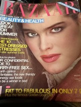 Harper&#39;s Bazaar Magazine Avril 1980 Brooke Shields Sofia Loren M Hemingway - $42.36