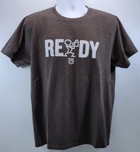 D) Dethrone Royalty Men Ready Charcoal Heather Gray Large T-Shirt - £15.50 GBP