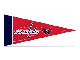 Washington Capitals NHL Felt Pennant 4&quot; x 9&quot; Mini Banner Flag Souvenir NEW - $3.62