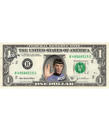 Spock Live Long &amp; Prosper Leonard Nimoy Star Trek on a REAL Dollar Bill ... - $4.50