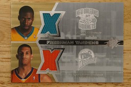 2007 SPx F2-WW Rookie Freshman Tandems Material Julian Wright Brandan Wright - £10.11 GBP