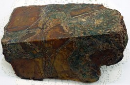Lovely Red Green Brown Colorful Jasper 2 Cut Faces. 605 grams - £3.97 GBP
