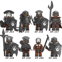 8pcs/set Uruk-hai army - Battle of Helm&#39;s Deep The Lord Of The Rings Minifigures - £13.58 GBP