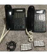 Lot of 2 Black ESI EKT-A Black Office Digital Display Phones 16 Butttons... - £43.90 GBP