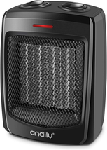 Space Heater Electric Heater for Home and Office Ceramic Small Heater Thermostat - £23.20 GBP