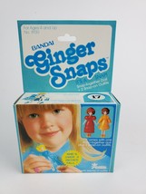 Vintage 1981 Bandai Ginger Snaps #17 snap-together doll 3&quot; New in box se... - £15.52 GBP