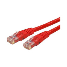 Startech.Com C6PATCH50RD 50FT Red CAT6 Ethernet Cable Delivers Multi Gigabit 1/2 - £46.62 GBP