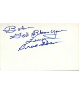 Terry Bradshaw Signed Autographed 3x5 Index Card - €12,93 EUR