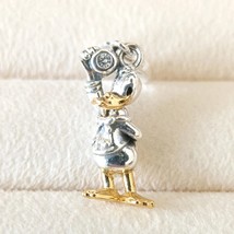 2023 Release Sterling silver Disney 100th Anniversary  Donald Duck Dangle Charm - £13.15 GBP