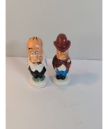 Vintage  Silent Sam Adamson Comic Strip Salt And Pepper Shakers - $564.50 MXN