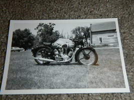 OLD VINTAGE MOTORCYCLE PICTURE PHOTOGRAPH NORTON BIKE #5 - £4.31 GBP