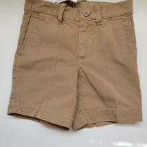 J Crew Crewcuts Adjustable Waist Khaki Shorts Toddler Boys Size 3 New with Tags - £12.16 GBP